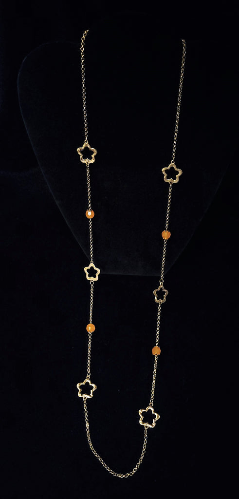 Gold Necklace Chain with Gold Star