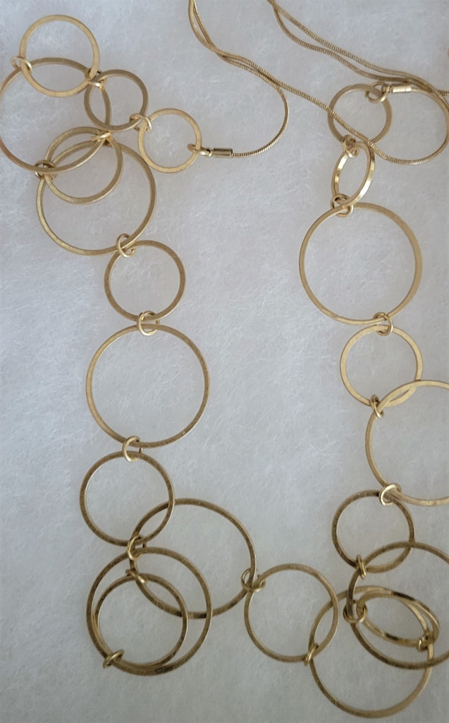 Long Necklace Rings Chain